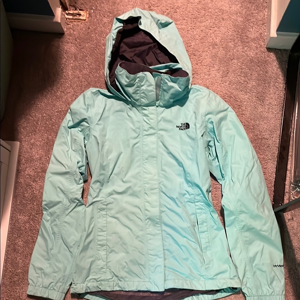 The North Face Blue Ski Snow Jacket with Hood